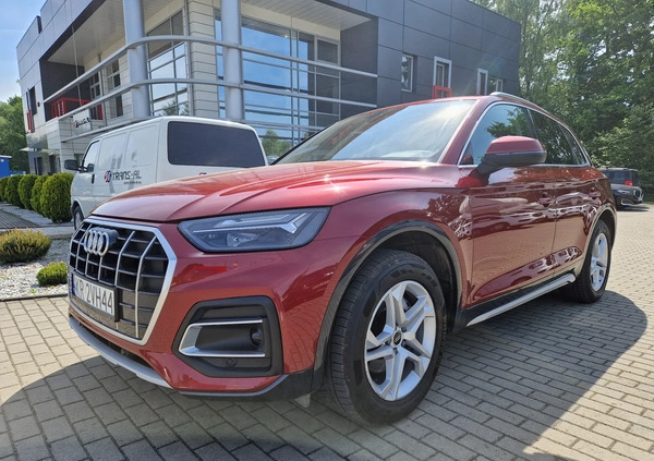 Audi Q5 cena 147000 przebieg: 50480, rok produkcji 2021 z Skawina małe 631